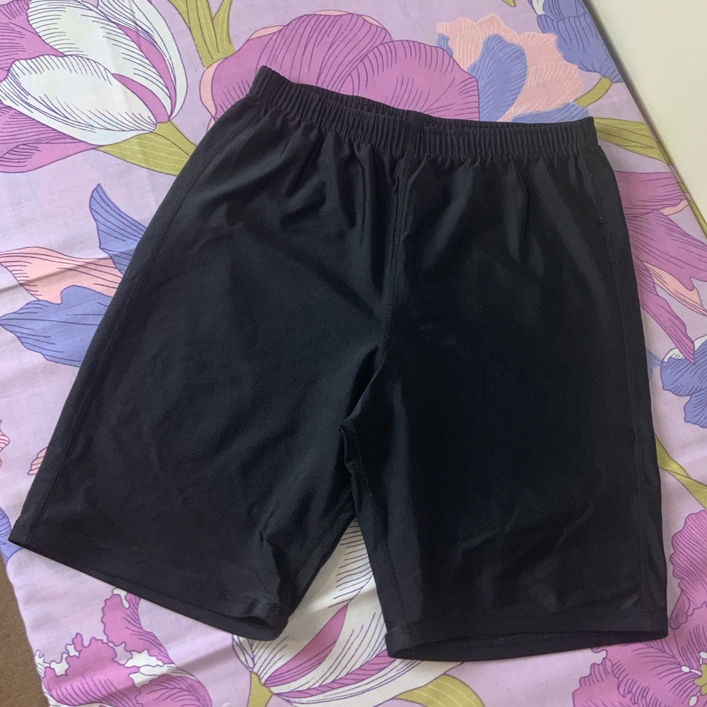 EUC black Yoga Nylon/Spandex blend Shorts XL Women’s
